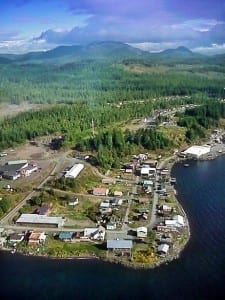 Kake from the air