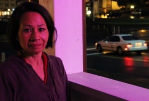 Myrna Cirera and her husband Felix have a house and relatives in the Philippines city of Tacloban, which was hit hard by Typhoon Haiyan. (KCAW photo/Rachel Waldholz)