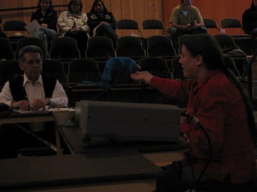 Sitka tribal council welcomes new STA General Manager Lawrence Spottedbird. (KCAW photo/by Emily Forman)