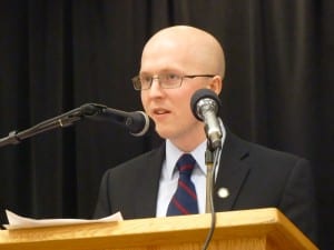 Sitka Democrat Rep. Jonathan Kreiss-Tomkins speaking about Native language immersion schools.