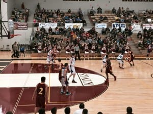 The Wolves lost to Mt. Edgecumbe, despite a first-round bye. (KCAW photo/Ingfrid Olney-Miller)