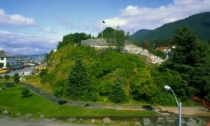 Castle Hill, in downtown Sitka, is the best place to take in the full measure of the community's "cultural landscape." (Alaska Division of Parks photo)