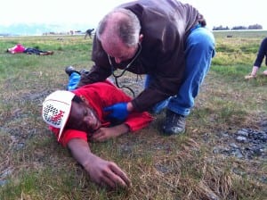 drill victim