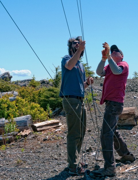 Kake guy wire adjusting
