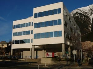 Sealaska Plaza in Juneau, headquarters of the Southeast regional Native corporation.