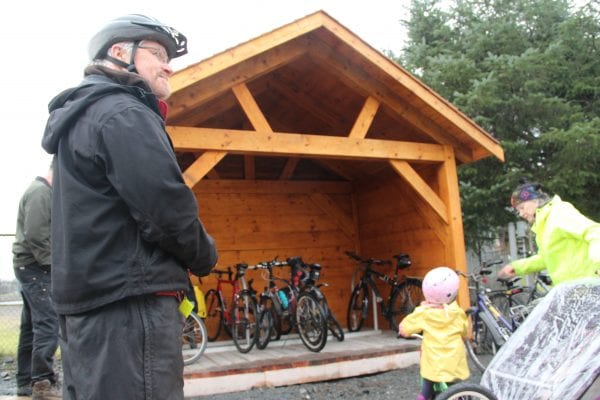 small bike shelter