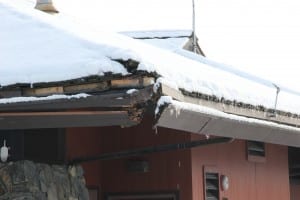 As of Tuesday afternoon, the city hadn't yet put a dollar amount on the damage, but said no serious structural harm had been done. (KCAW photo/Rachel Waldholz)