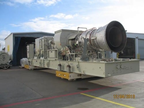 Rocket or diesel turbine? With added hydro capacity comes the need for added backup power. This Titan 130 diesel turbine will help keep Sitka powered in emergencies. (City of Sitka/Chris Brewton)