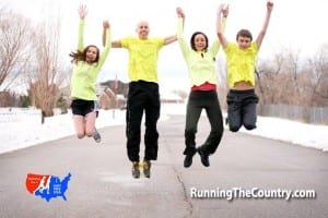 The Wilcox family began their run in January. Brett says that after 1,700 miles he's starting to feel run down, while David is getting stronger.