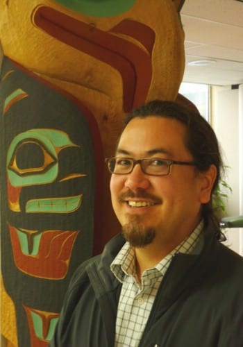 Sealaska Board Chairman Joe Nelson poses at corporate headquarters in Juneau. Nelson was chosen as the new chairman following Sealaska's annual meeting June 28 near Seattle. ( Ed Schoenfeld/CoastAlaska News)