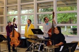 The Native Jazz Workshop comes to the Sitka Fine Arts camp every summer, and is now in its 4th year. Vanessa Walker/KCAW photo