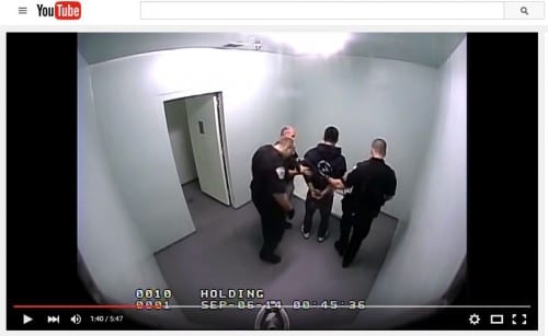 The video of Hoogendorn's arrest was procured by a defense attorney, and posted in social media by Sitka teacher Alexander Allison. (YouTube image capture)