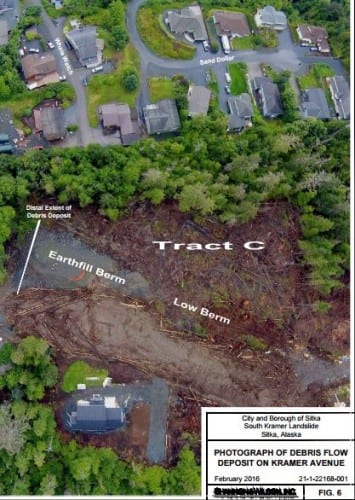Geologist Bill LaPrade, an expert in landslides, credits a temporary berm for deflecting the slide from homes in the Sand Dollar Drive neighborhood. Building permanent mitigation measures like berms and pits has been done in some parts of the country, where tax payers agree to subsidize them.
