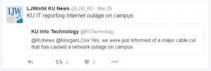 Ferrency credits district IT specialist Ann Dagnillo with tracing the problem -- via Twitter.